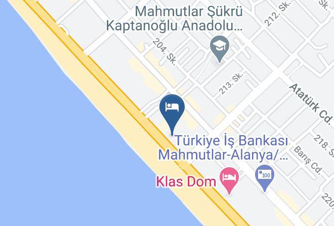 Alanya - Alanya Rose Hotel Maps
