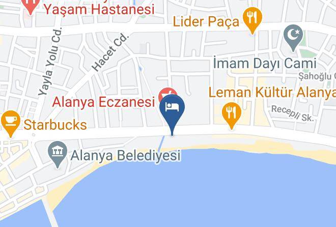 Alanya - Sun Otel Maps