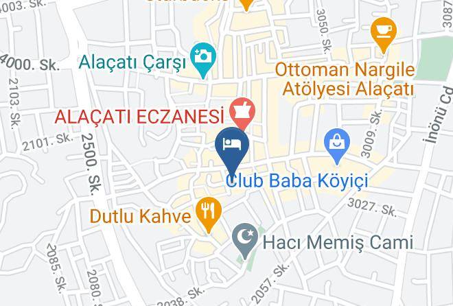Cesme - Alacati Alaris Hotel Maps
