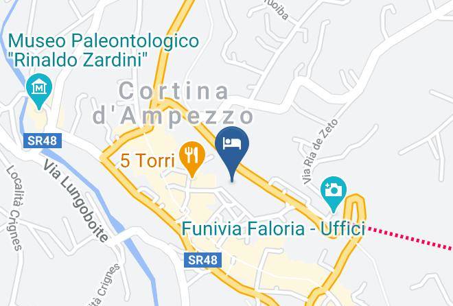 Belluno - Hotel Alaska Cortina Maps