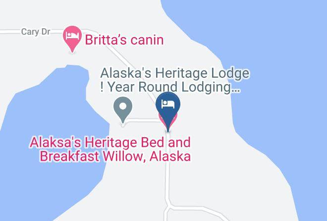Matanuska Susitna Borough - Alaksa's Heritage Bed And Breakfast Willow Alaska Maps