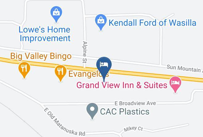 Matanuska Susitna Borough - Alaskan View Motel Maps