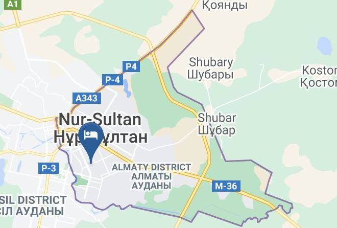 Nur Sultan - Alatau Hotel Maps