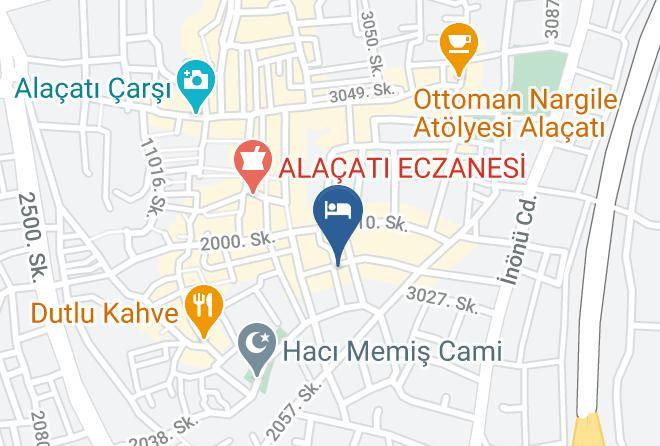 Alacati Cumbali Konak Otel Map