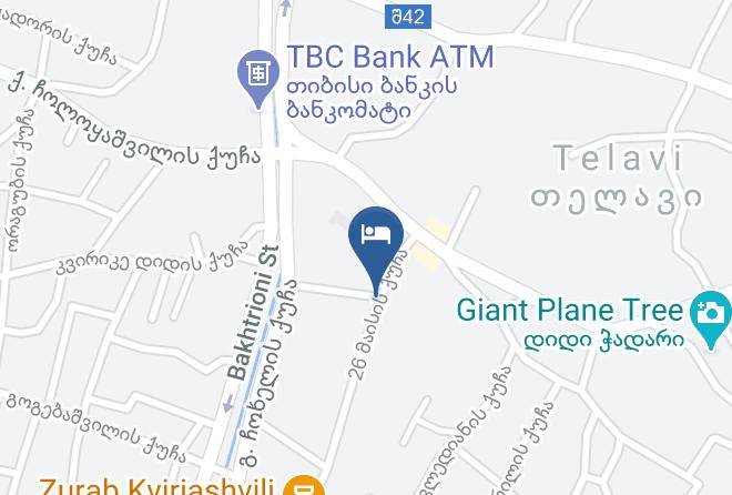 Telavi - Alazani Travel Maps