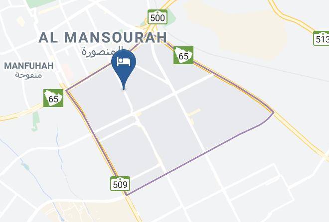 Riyadh - Alaziziah Palaces For Furnished Residential Units Maps