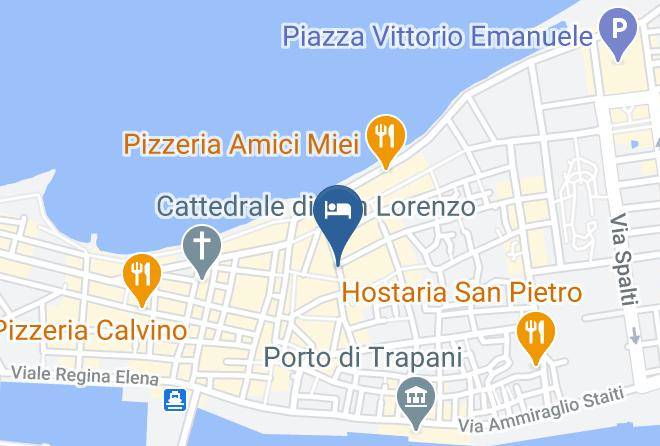 Trapani - B&b Barone Sieri Pepoli Maps