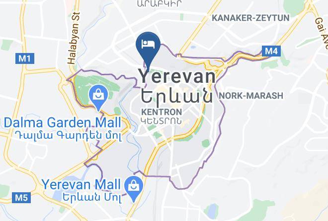 Alba Hotel Yerevan Map