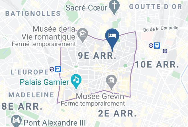 Paris - Alba Opera Hotel Maps