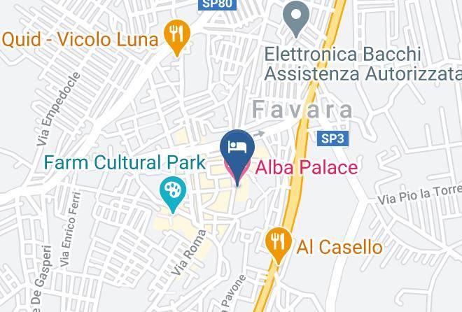 Agrigento - Alba Palace Hotel Maps