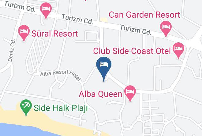 Manavgat - Alba Resort Hotel Maps