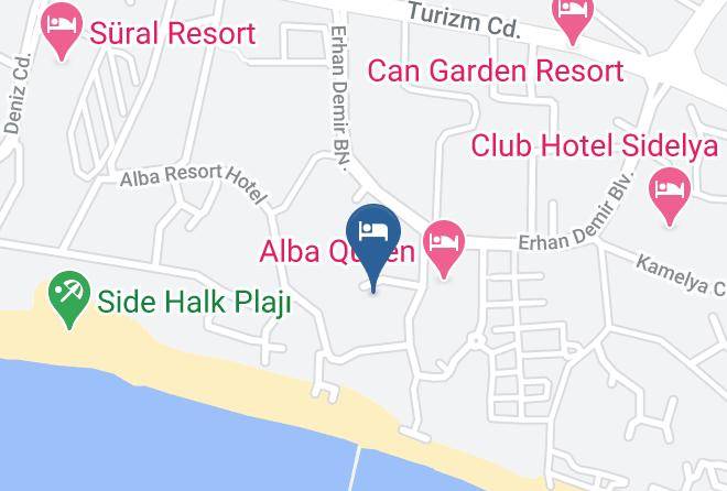 Manavgat - Alba Royal Hotel Maps