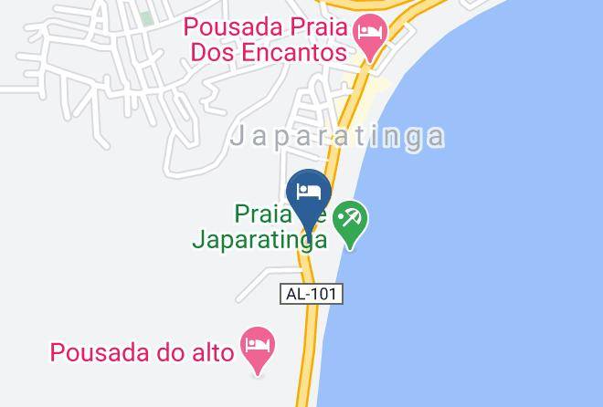 Japaratinga - Albacora Praia Hotel Maps