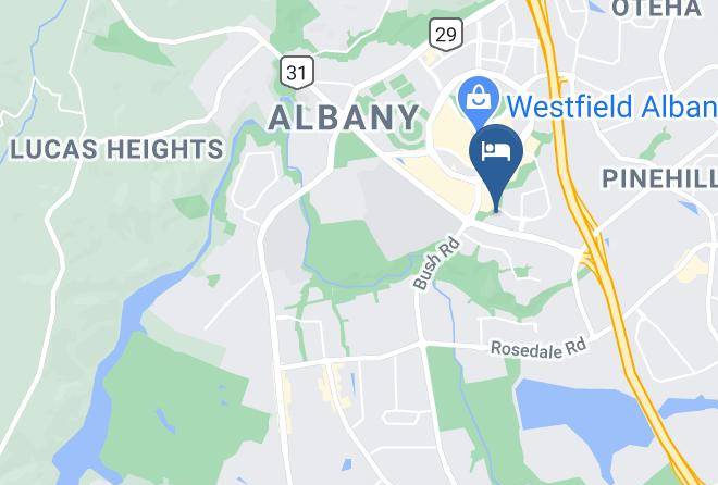 Albany Executive Motor Inn Map