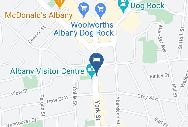 Albany - Albany Hotel Maps