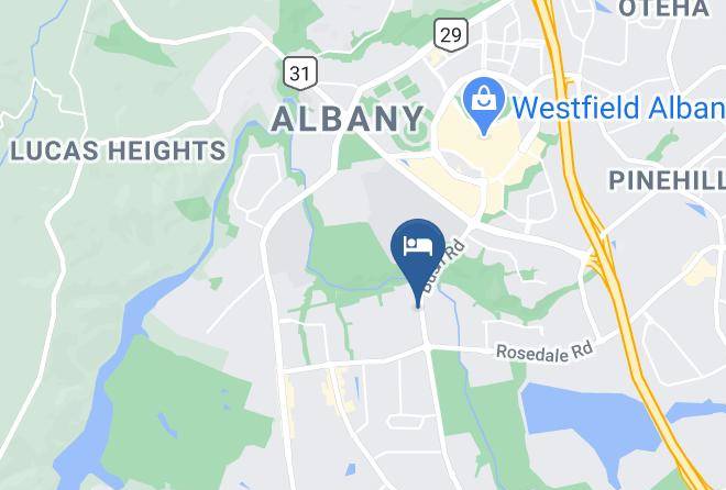 Albany Oak Motel Map