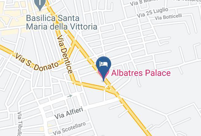 Brindisi - Albatres Palace Hotel Maps