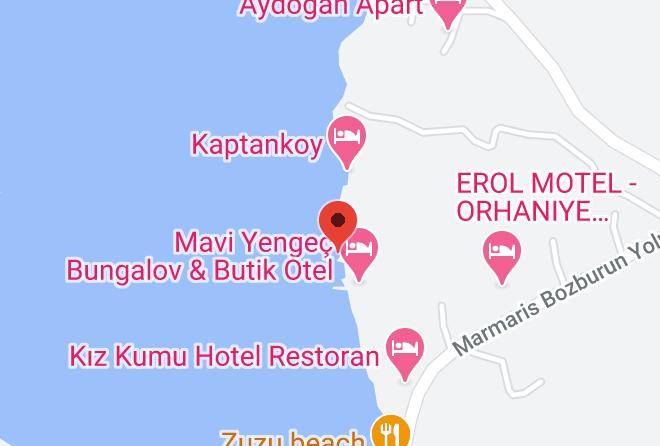 Mugla - Albatros Beach Restaurant & Butik Otel Maps