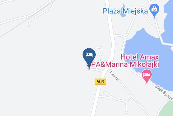 Mragowski - Albatros Pensjonat Maps