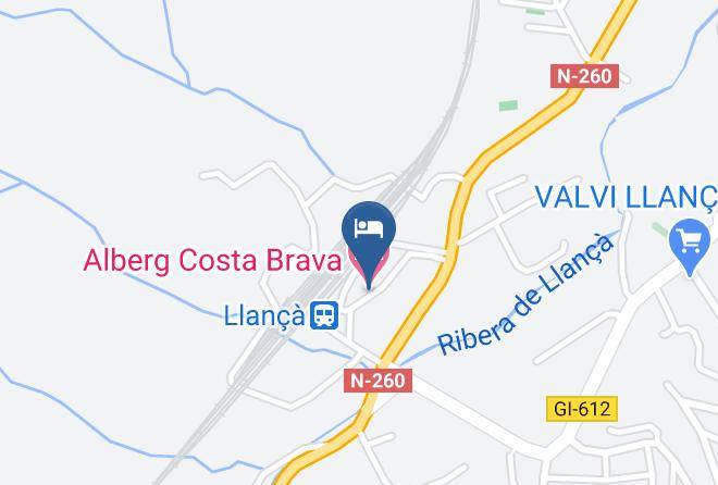Girona - Alberg Costa Brava Maps