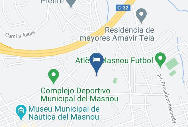 Barcelona - Alberg El Masnou Xanascat Maps