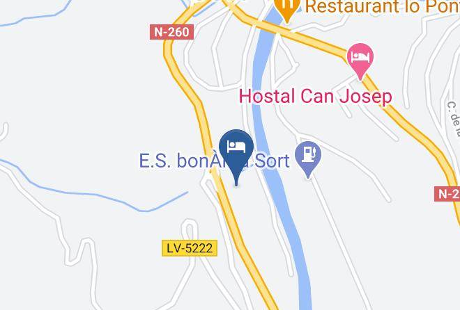 Lleida - Alberg Escola De Piraguisme De Sort Maps