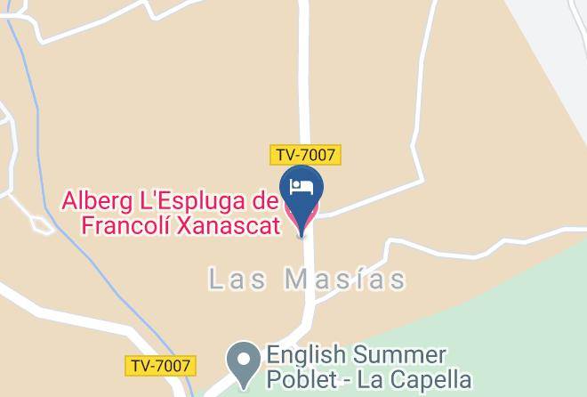 Tarragona - Alberg L'espluga De Francoli Xanascat Maps
