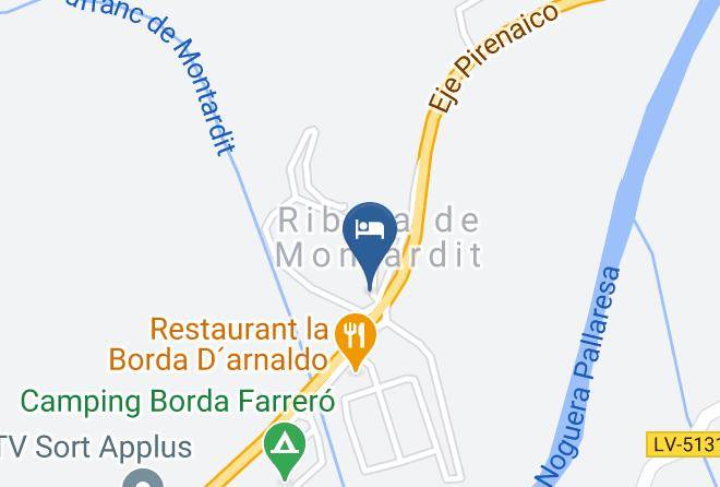 Lleida - Alberg L'orri Del Pallars Maps
