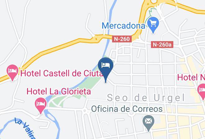 Lleida - Alberg La Seu D'urgell Xanascat Maps