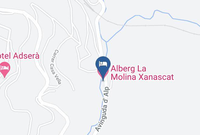 Girona - Alberg La Molina Xanascat Maps