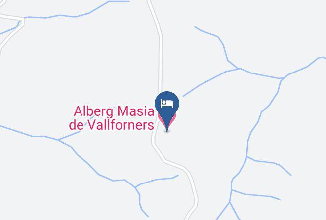 Alberg Masia De Vallforners Map