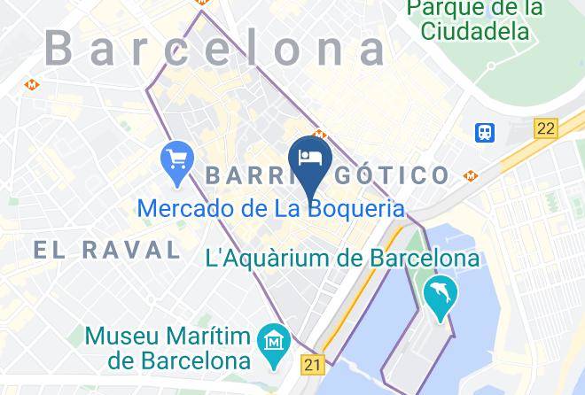 Barcelona - Alberg Palau Maps