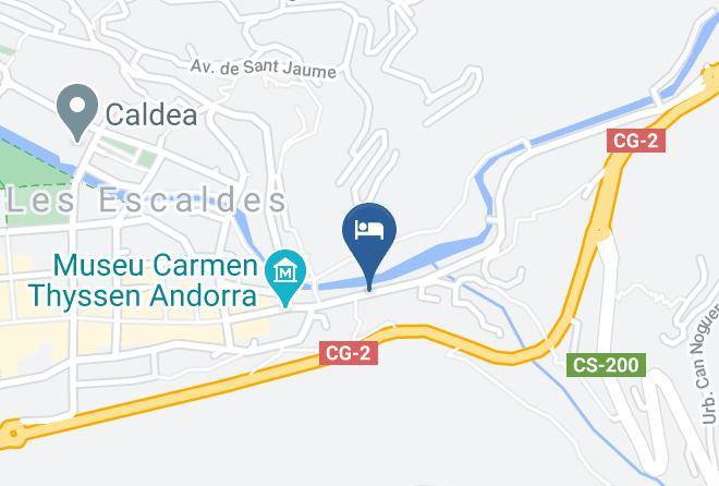 Alberg Els Andes Map