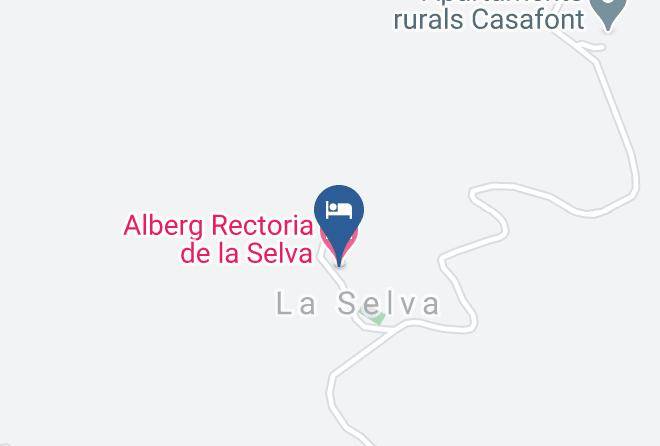 Alberg Rectoria De La Selva Map