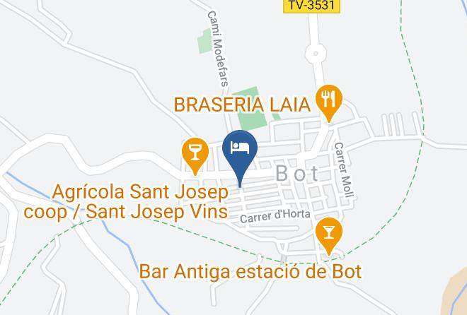 Tarragona - Alberg Rural Lo Moli De Bot Maps