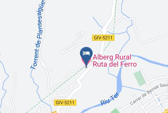 Girona - Alberg Rural Ruta Del Ferro Maps