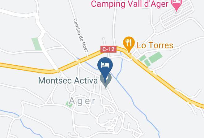 Lleida - Alberg Vall D'ager Maps