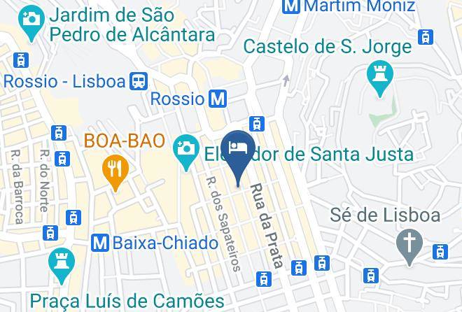 Lisbon - Hotel Lx Rossio Maps