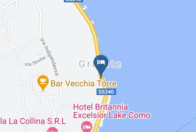 Como - Alberghetto La Marianna Maps