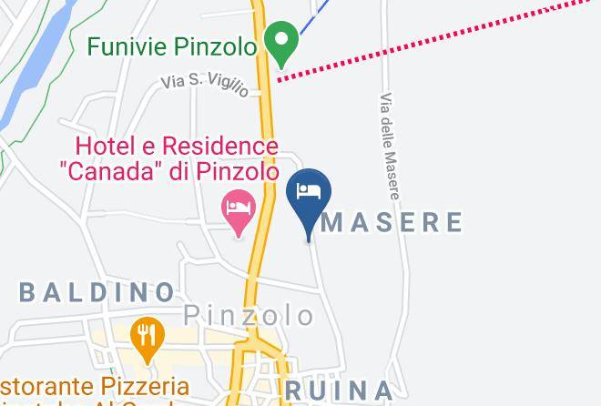 Trento - Albergo Ai Mughi Maps