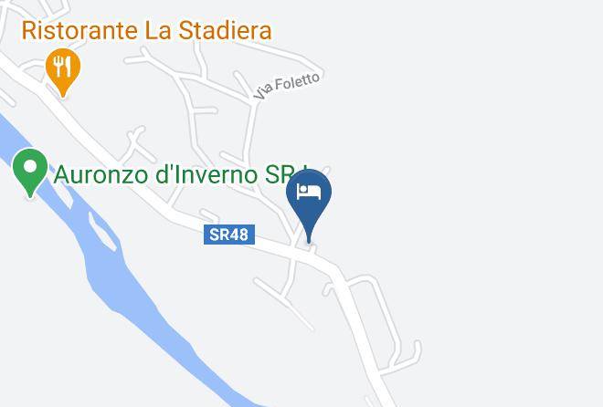 Belluno - Albergo Ajarnola Di Zandegiacomo De Zorzi Francesco & C Snc Maps