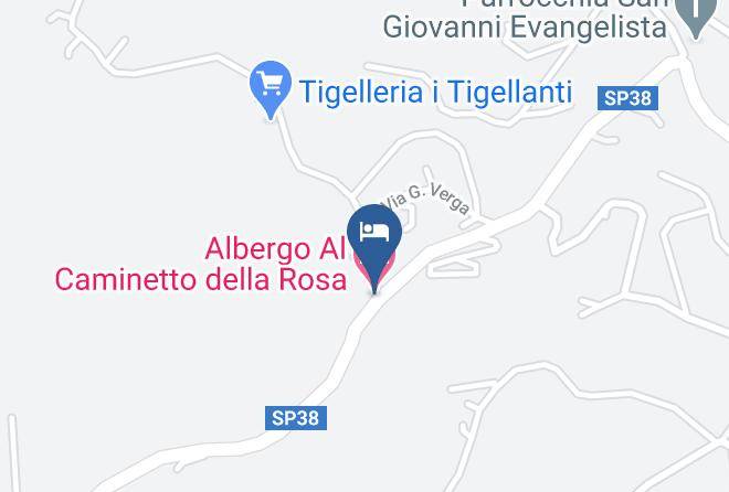 Bologna - Albergo Al Caminetto Della Rosa Maps