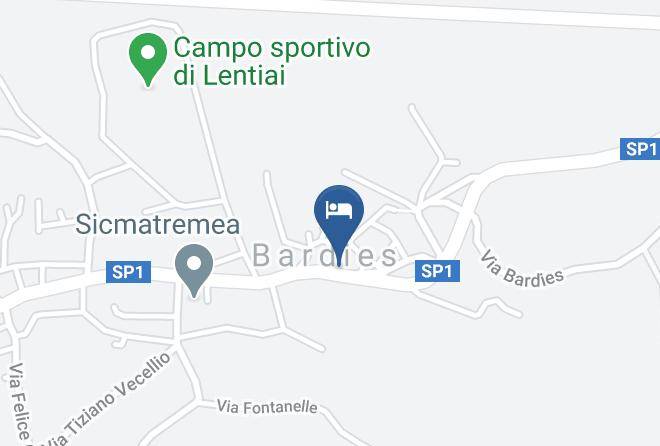 Belluno - Albergo Al Cavallino Rosso Maps