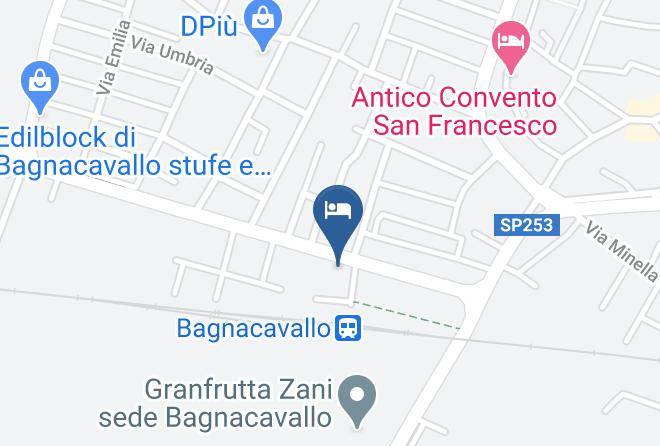 Ravenna - Albergo Al Flor Maps