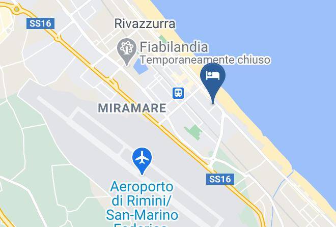 Rimini - Albergo Al Marocco Maps