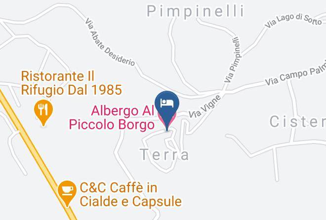 Frosinone - Albergo Al Piccolo Borgo Maps