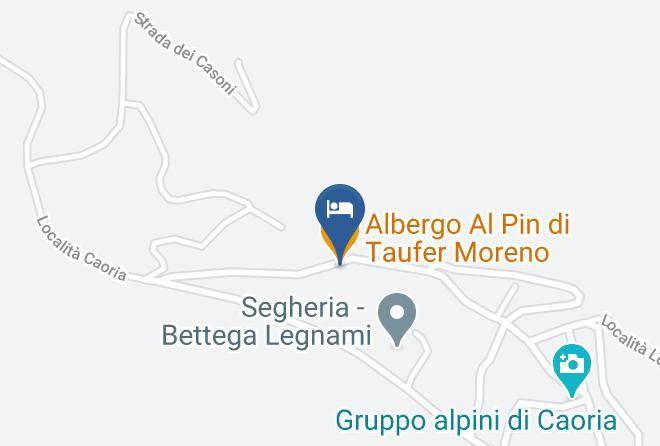 Trento - Albergo Al Pin Di Taufer Moreno Maps