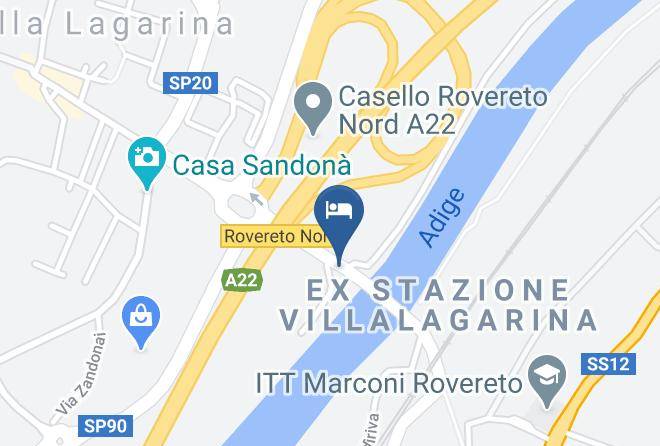 Trento - Albergo Al Ponte Maps