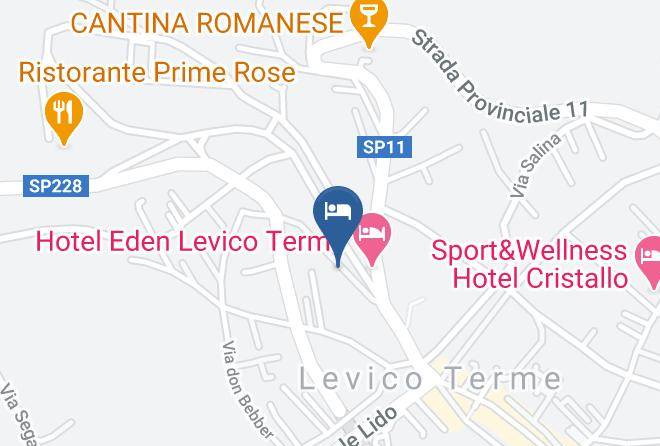 Trento - Albergo Al Salus Levico Terme Maps