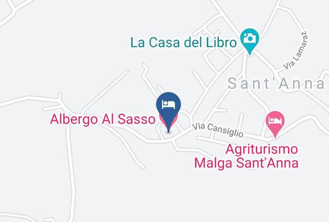 Belluno - Albergo Al Sasso Maps